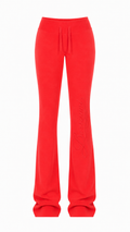 Coral Shell Smooth Knit Pants