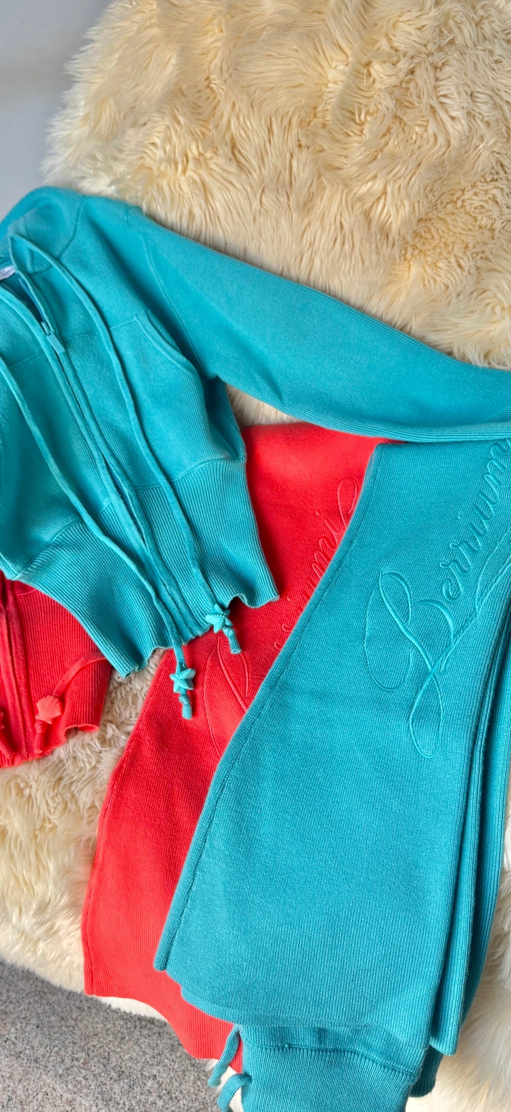 Star Tealish Smooth Knit Jacket