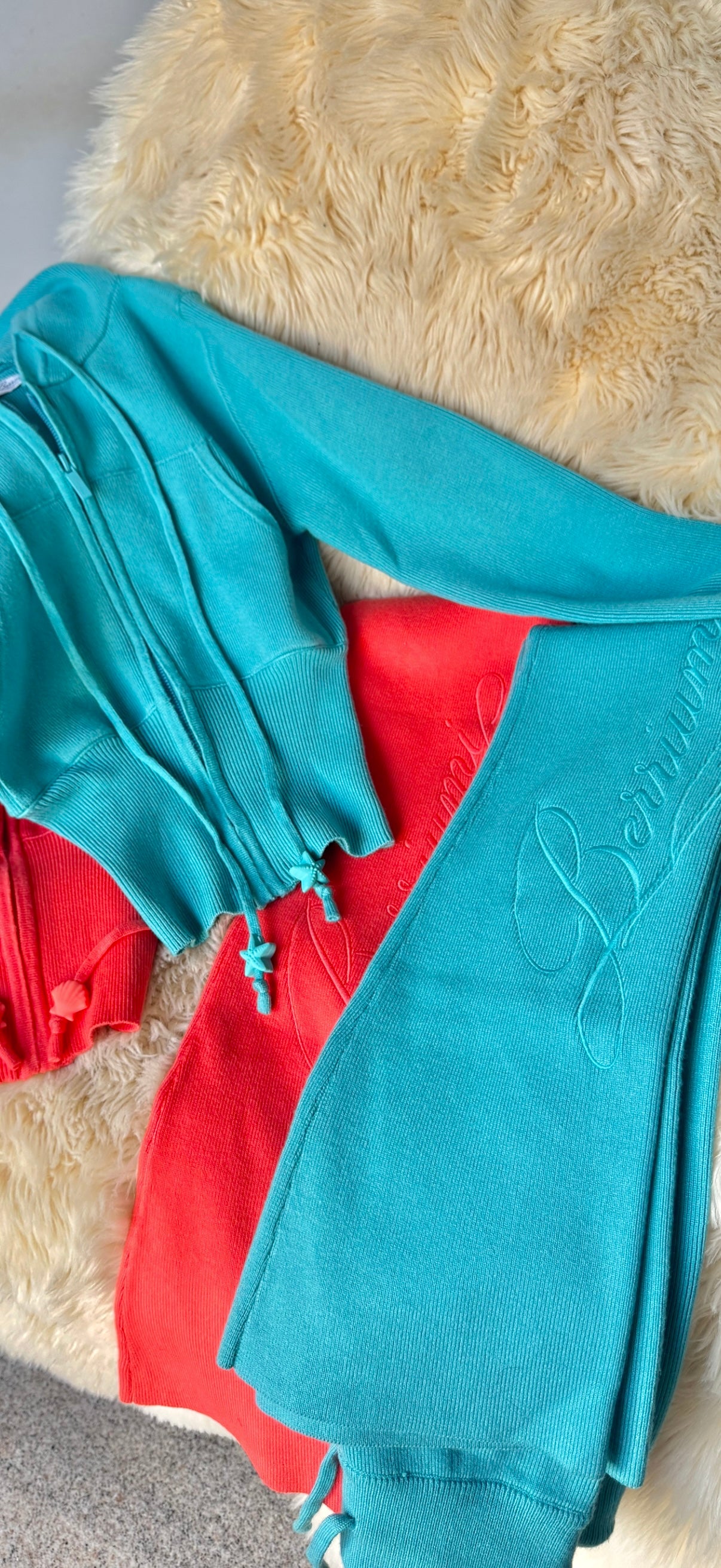 Star Tealish Smooth Knit Jacket